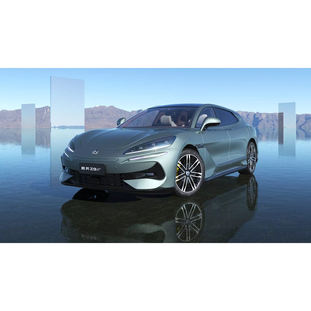 2025 BYD Denza Z9 GT E3 Hybrid 3D Model – High-Tech Luxury Sedan, FBX, OBJ - View 2