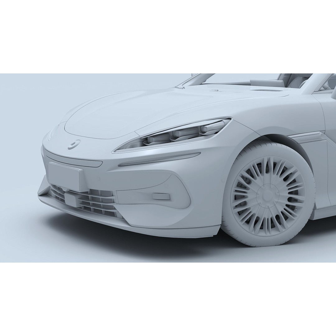 2025 BYD Denza Z9 GT E3 Hybrid 3D Model – High-Tech Luxury Sedan, FBX, OBJ - View 22