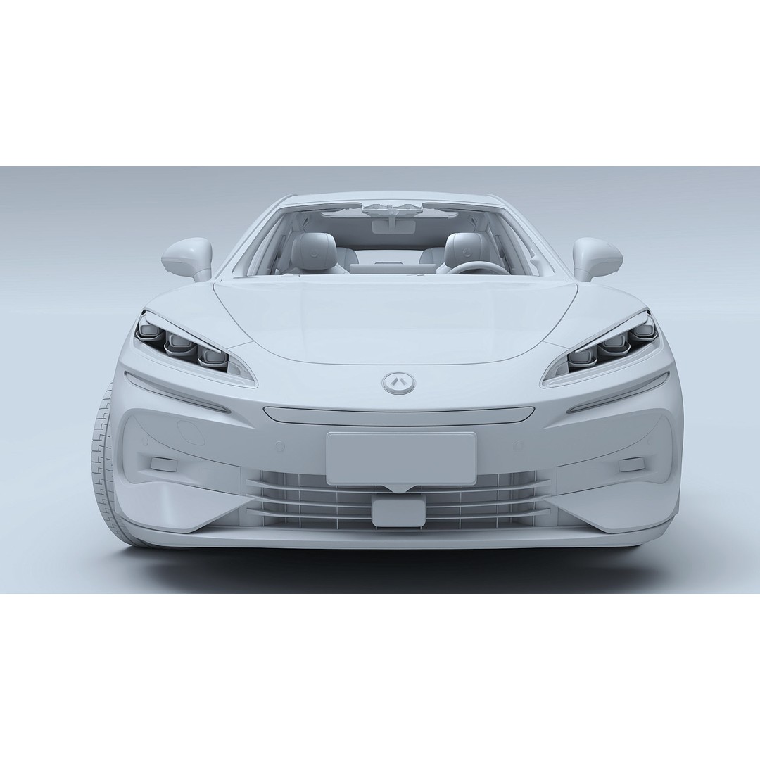 2025 BYD Denza Z9 GT E3 Hybrid 3D Model – High-Tech Luxury Sedan, FBX, OBJ - View 24