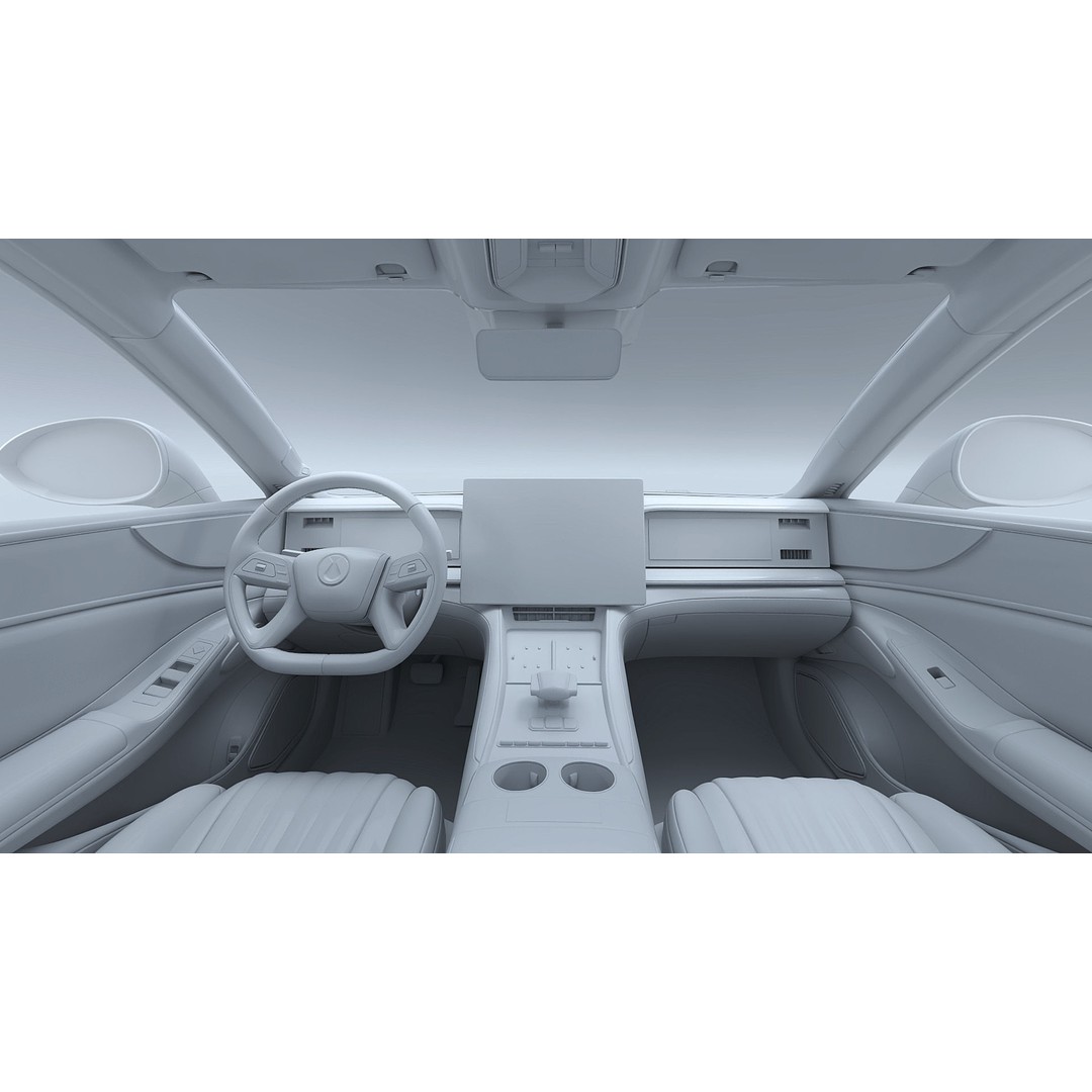 2025 BYD Denza Z9 GT E3 Hybrid 3D Model – High-Tech Luxury Sedan, FBX, OBJ - View 30