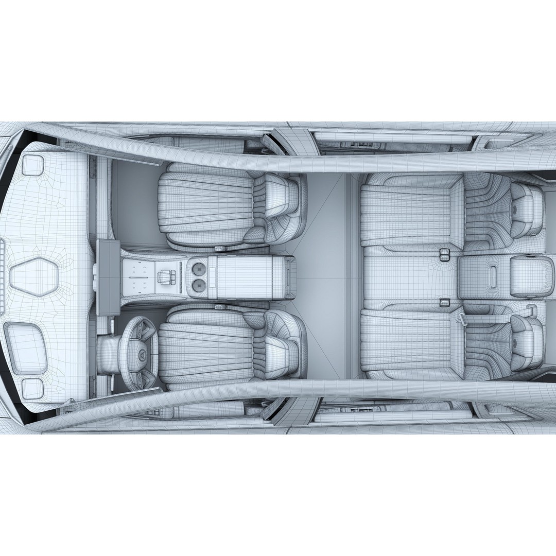 2025 BYD Denza Z9 GT E3 Hybrid 3D Model – High-Tech Luxury Sedan, FBX, OBJ - View 33