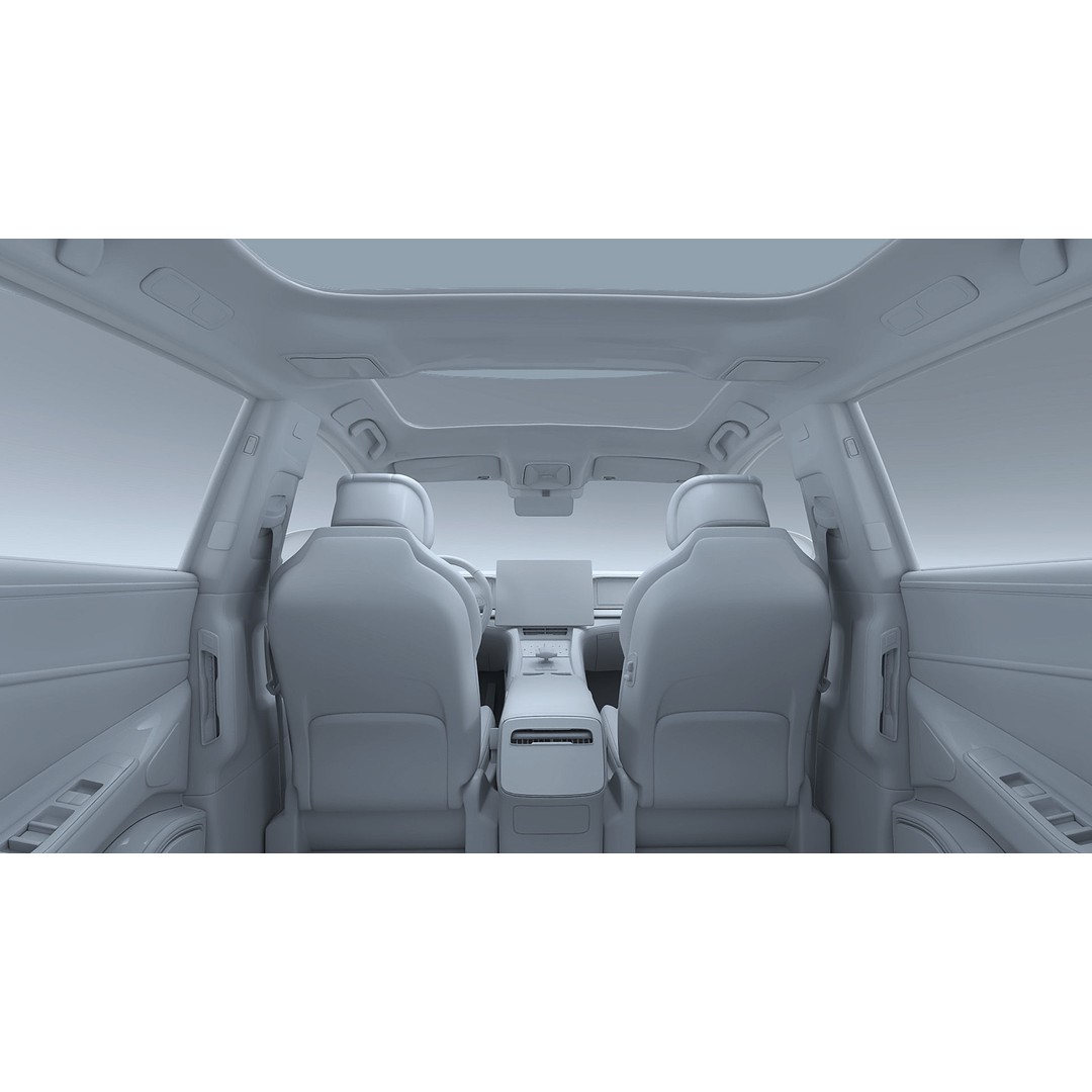 2025 BYD Denza Z9 GT E3 Hybrid 3D Model – High-Tech Luxury Sedan, FBX, OBJ - View 34