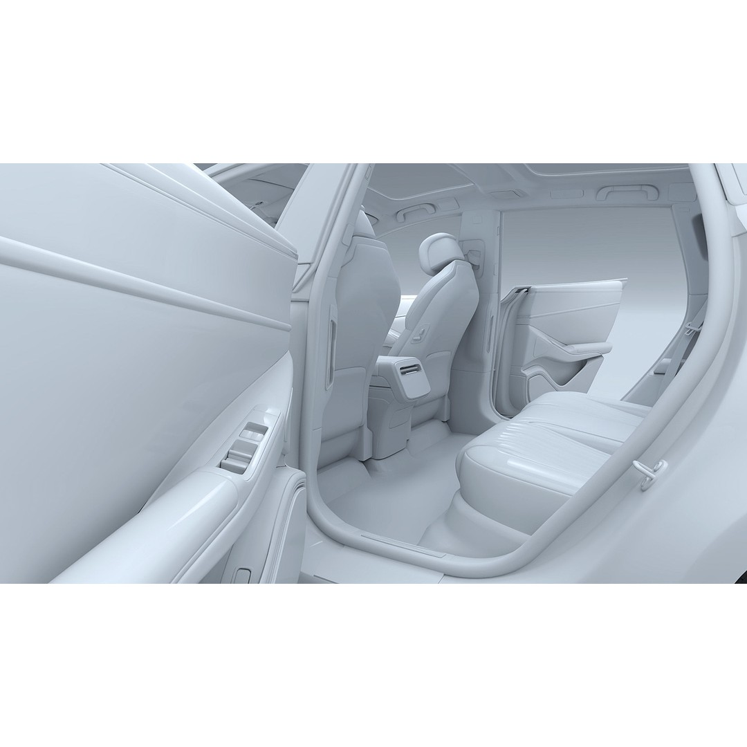 2025 BYD Denza Z9 GT E3 Hybrid 3D Model – High-Tech Luxury Sedan, FBX, OBJ - View 36