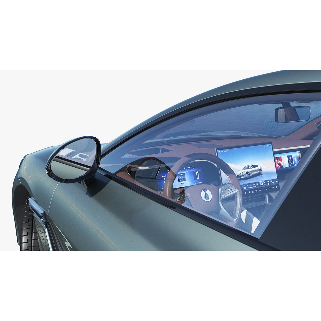 2025 BYD Denza Z9 GT E3 Hybrid 3D Model – High-Tech Luxury Sedan, FBX, OBJ - View 9