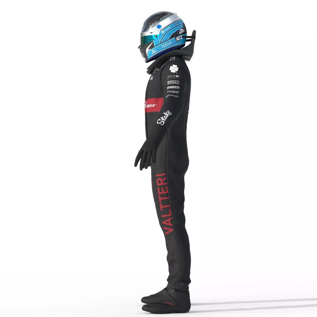 Alfa Romeo Suit 3D Model – High Detail Game-Ready Asset, FBX, OBJ - View 16