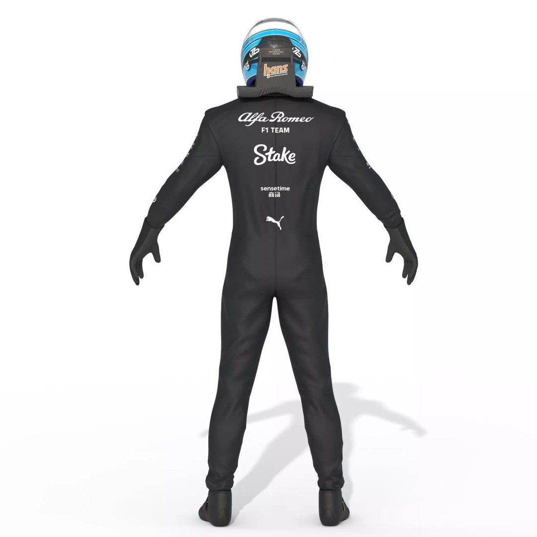 Alfa Romeo Suit 3D Model – High Detail Game-Ready Asset, FBX, OBJ - View 18