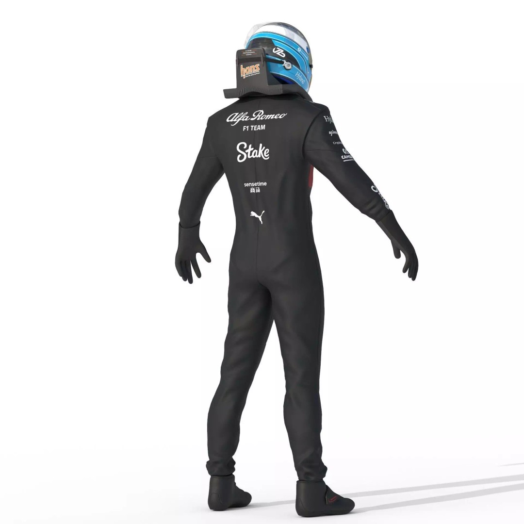 Alfa Romeo Suit 3D Model – High Detail Game-Ready Asset, FBX, OBJ - View 19
