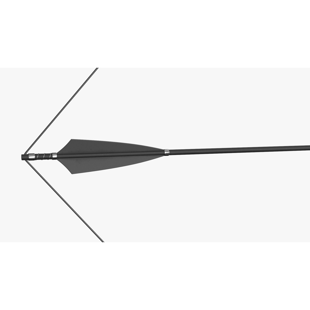 Recurve Bow 3D Model – Low Poly Game Asset, PBR Textures, FBX - View 18