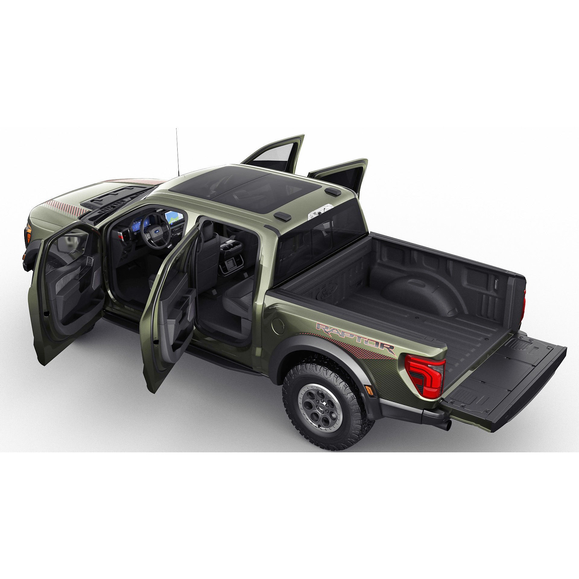 2024 F-150 Raptor R - Game-Ready 3D Model - View 22