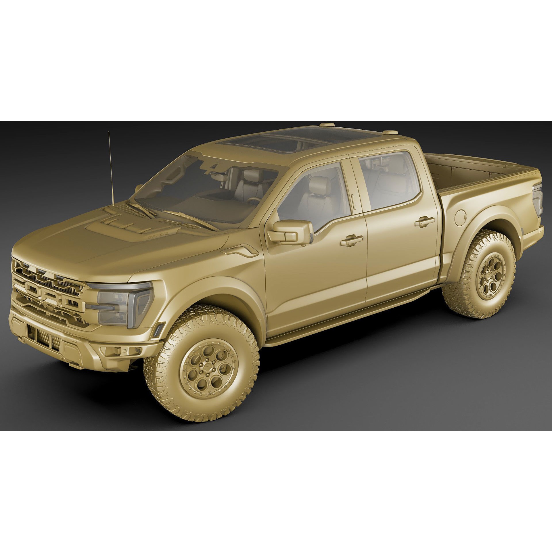 2024 F-150 Raptor R - Game-Ready 3D Model - View 29