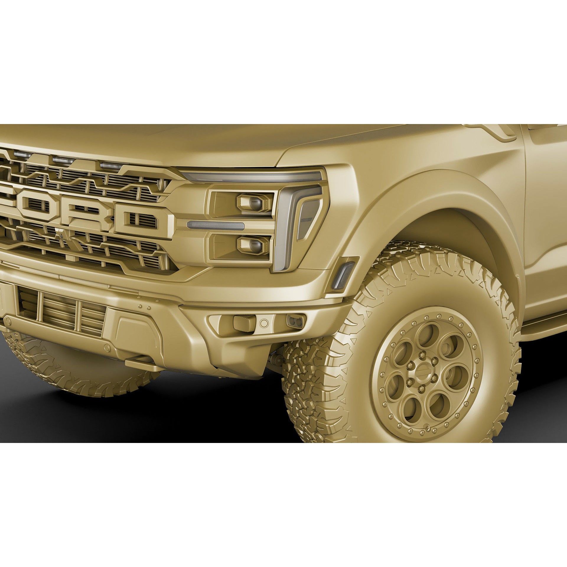 2024 F-150 Raptor R - Game-Ready 3D Model - View 31