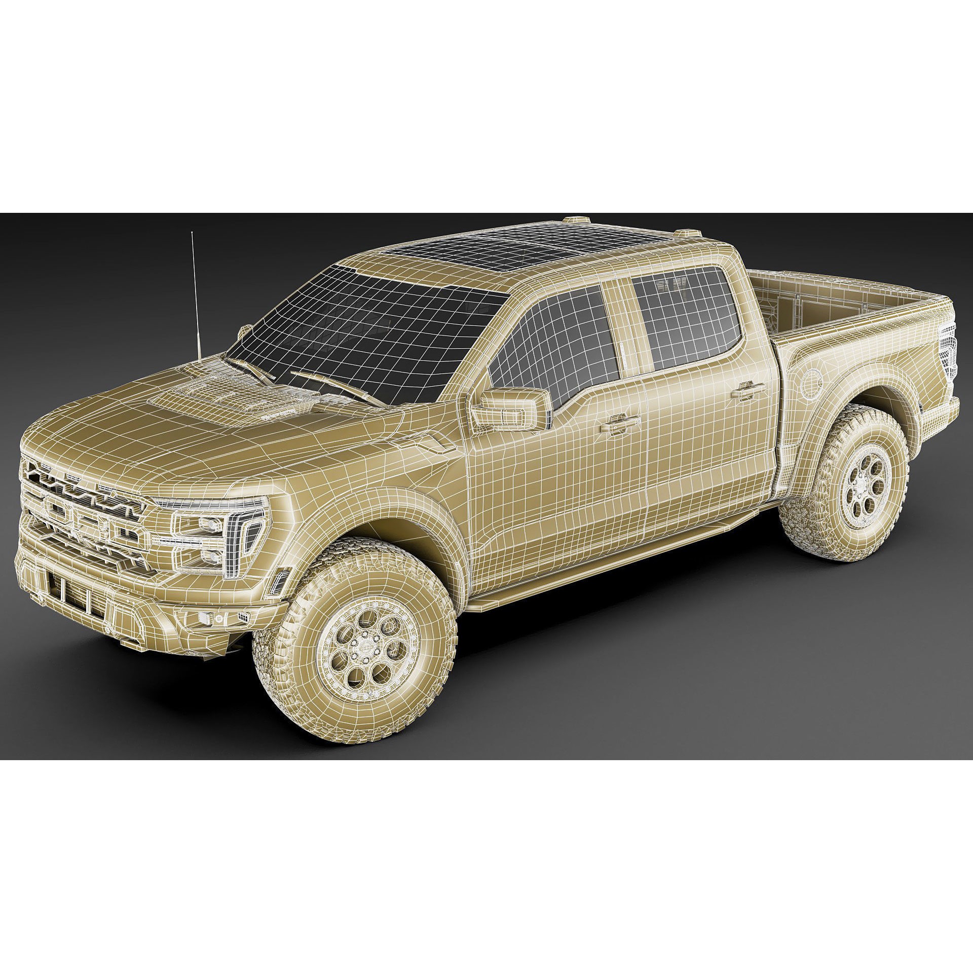 2024 F-150 Raptor R - Game-Ready 3D Model - View 36
