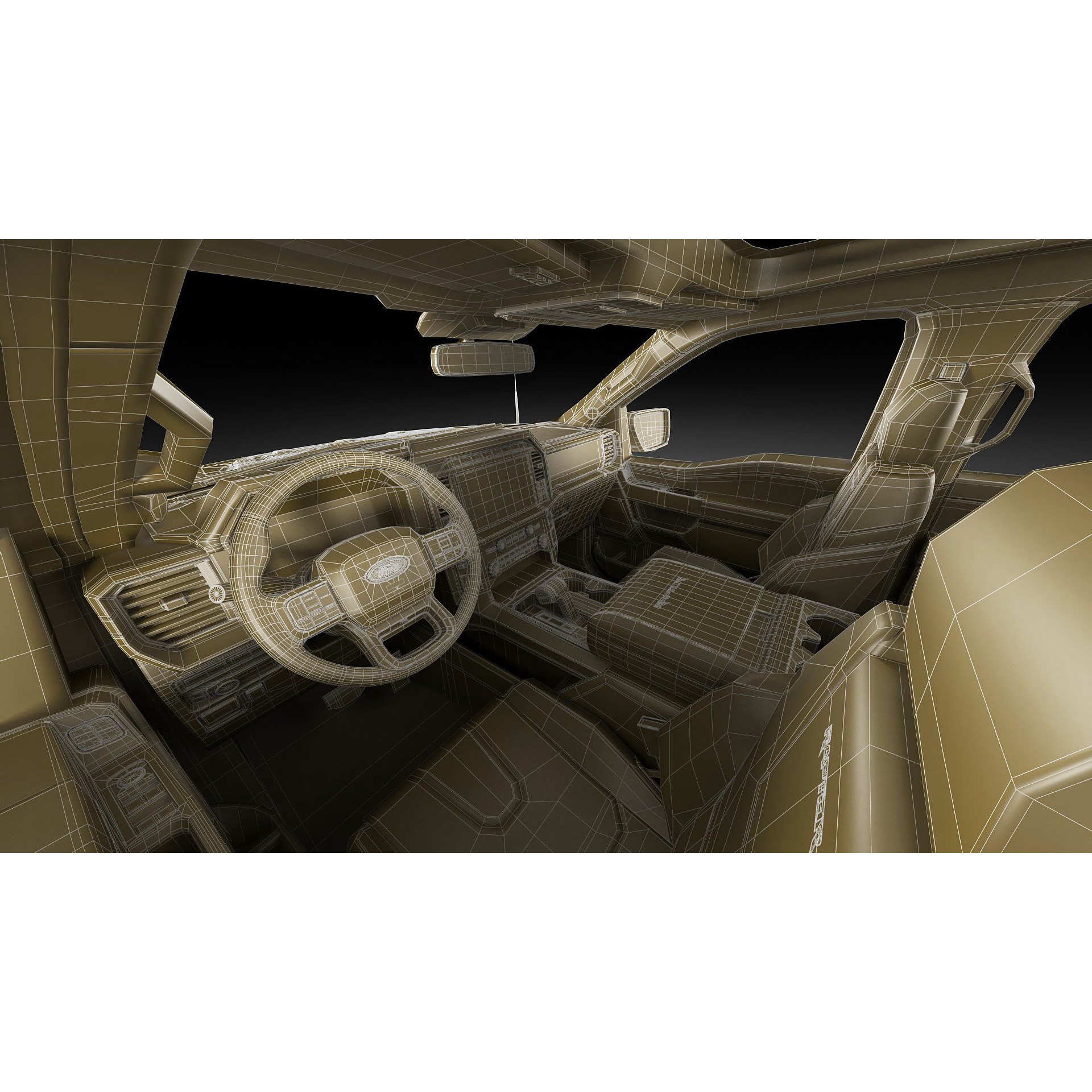 2024 F-150 Raptor R - Game-Ready 3D Model - View 38