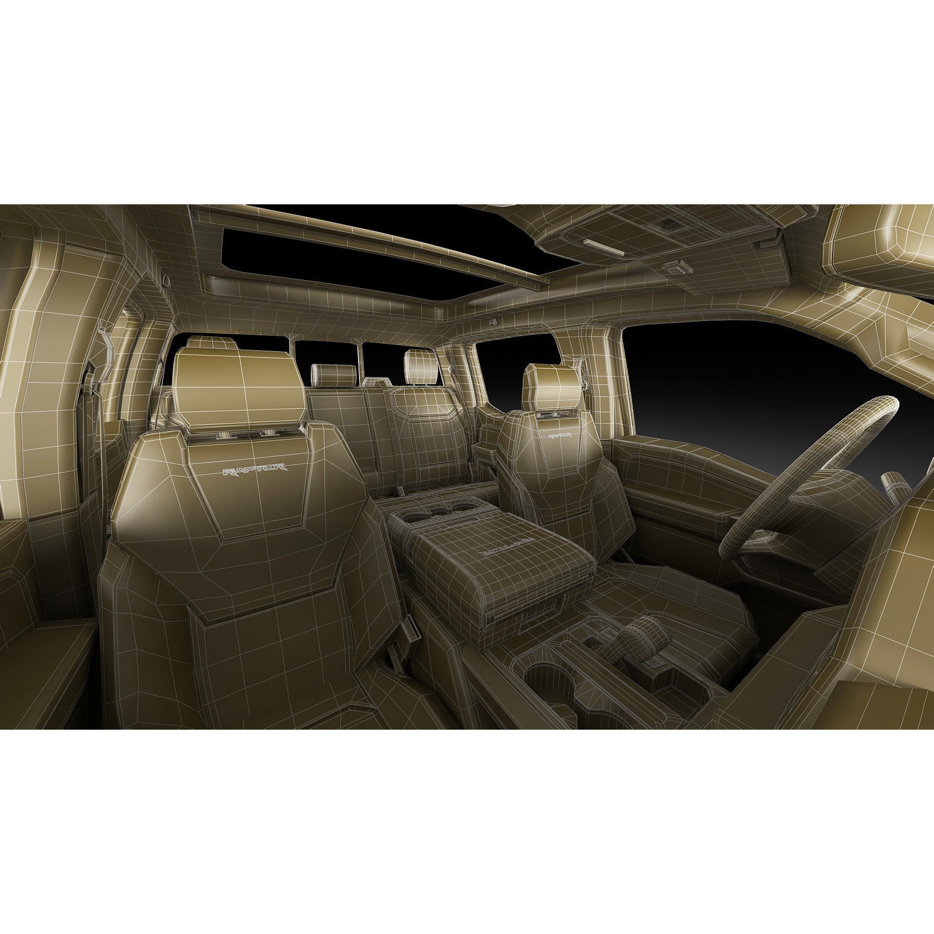 2024 F-150 Raptor R - Game-Ready 3D Model - View 39