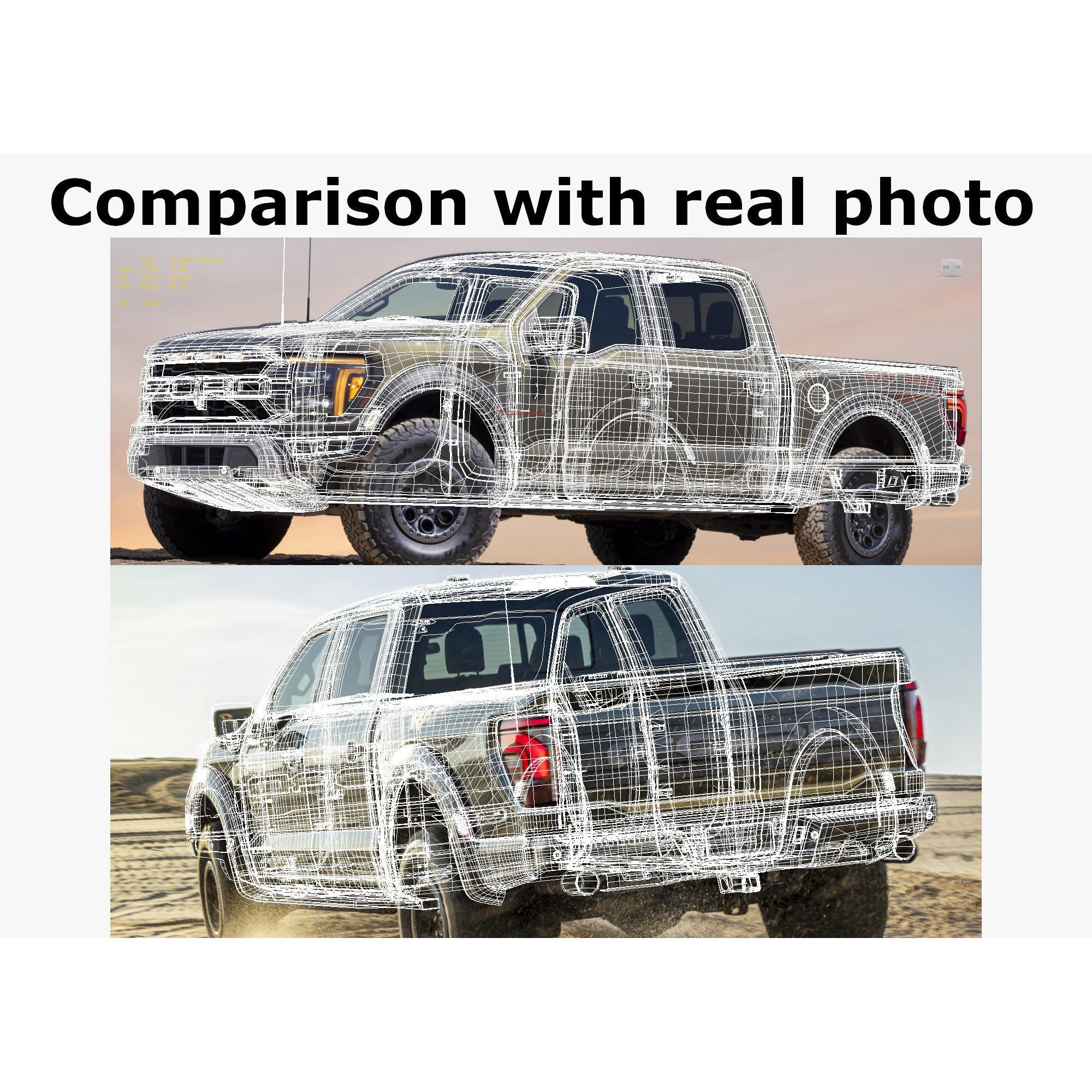 2024 F-150 Raptor R - Game-Ready 3D Model - View 40