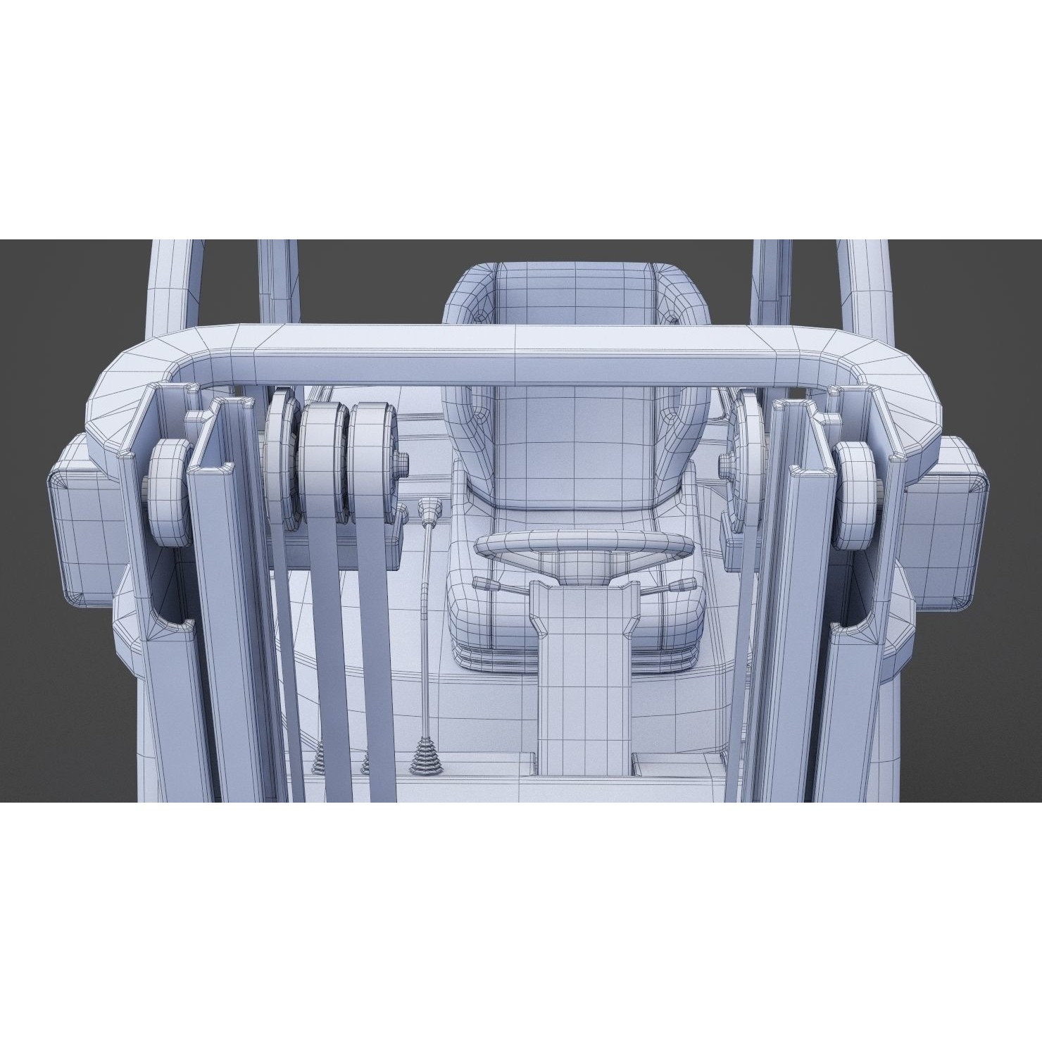 Toyota Geneo 25 Forklift - Game-Ready 3D Model