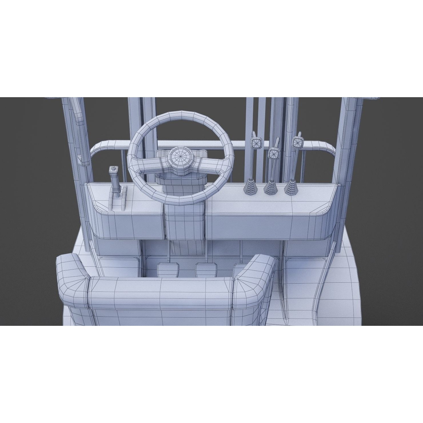 Toyota Geneo 25 Forklift - Game-Ready 3D Model - View 29