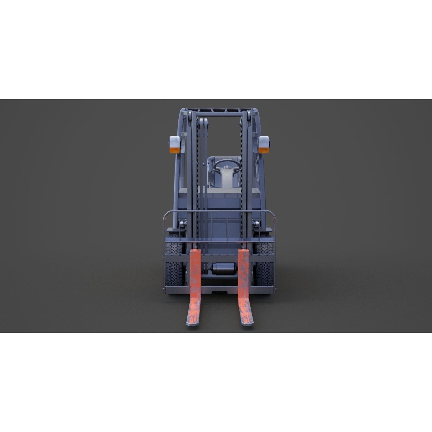 Toyota Geneo 25 Forklift - Game-Ready 3D Model - View 3
