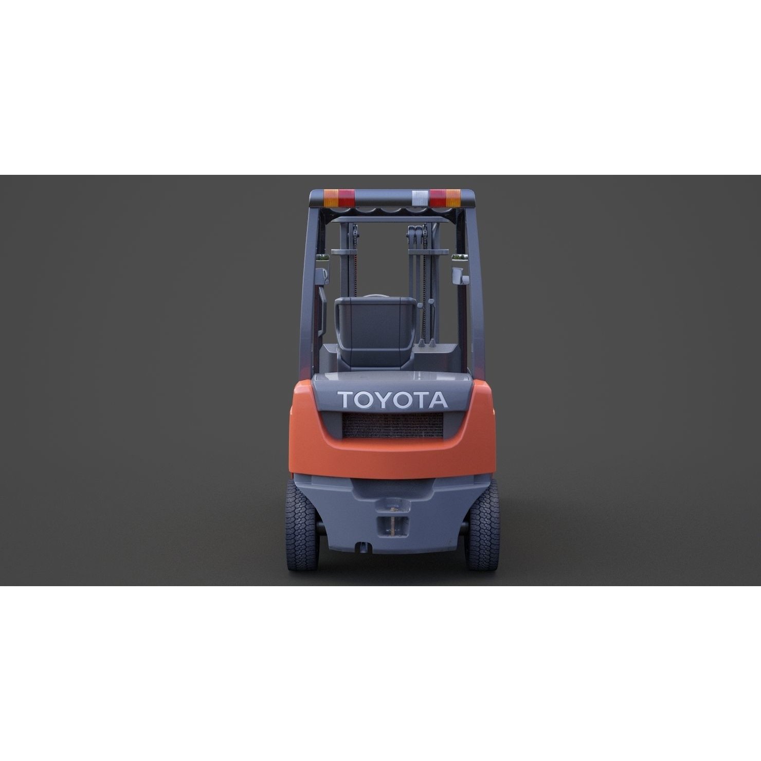 Toyota Geneo 25 Forklift - Game-Ready 3D Model - View 7