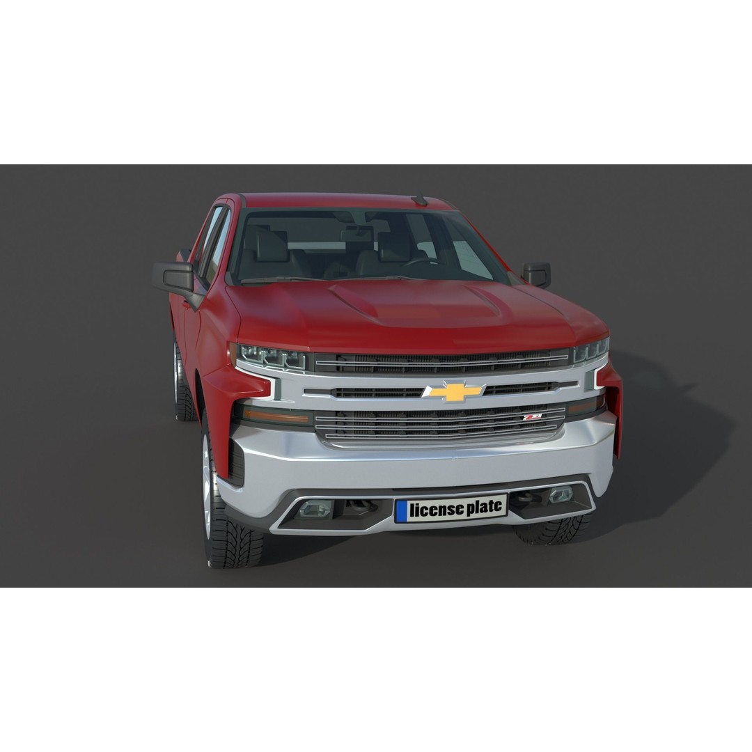 Chevrolet Silverado 3D Model – Detailed SUV Asset, FBX, OBJ - View 5