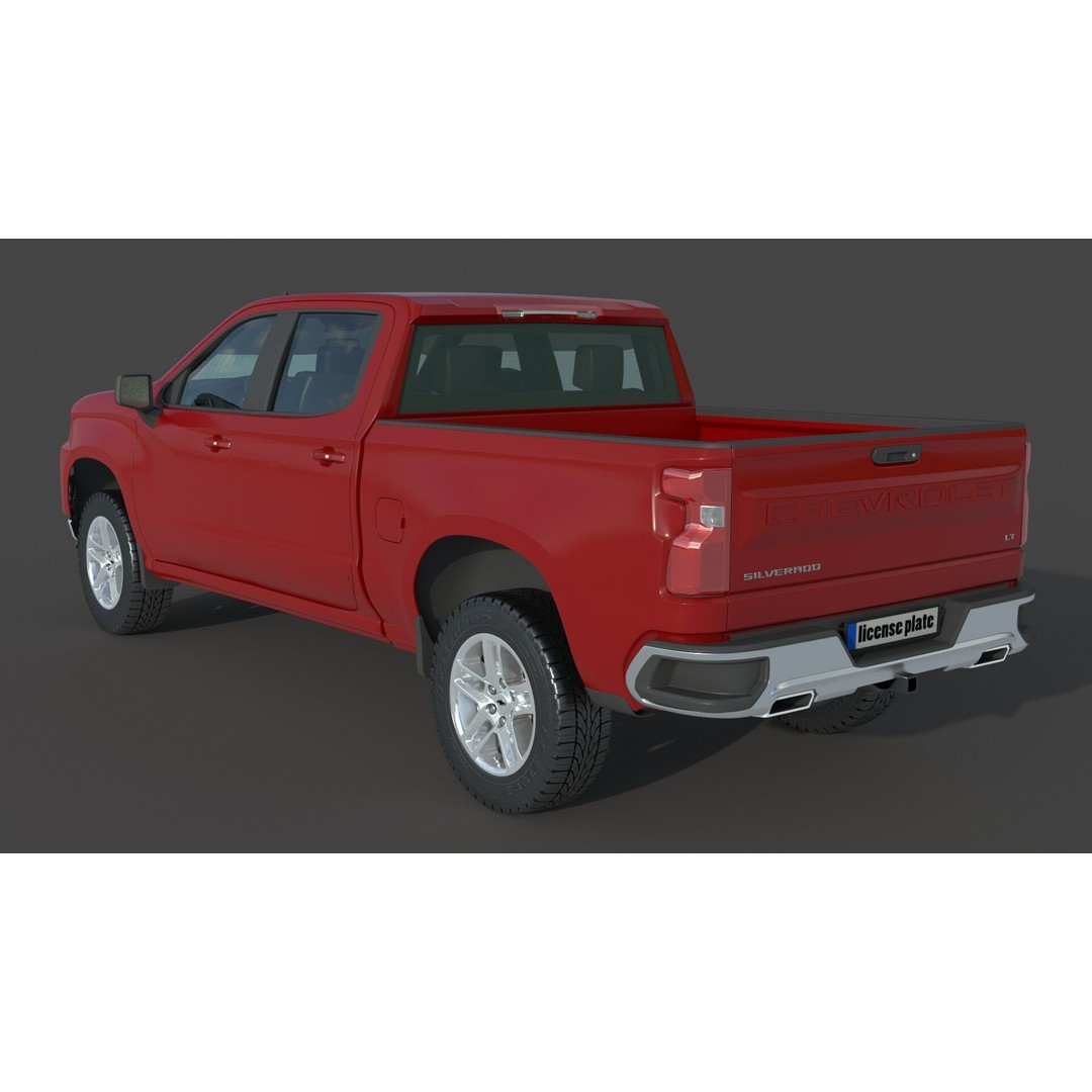 Chevrolet Silverado 3D Model – Detailed SUV Asset, FBX, OBJ - View 7