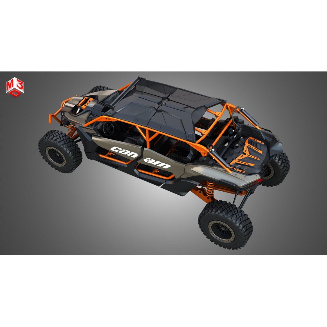 Can-Am Maverick X3 3D Model – High Poly Vehicle Asset, FBX & OBJ