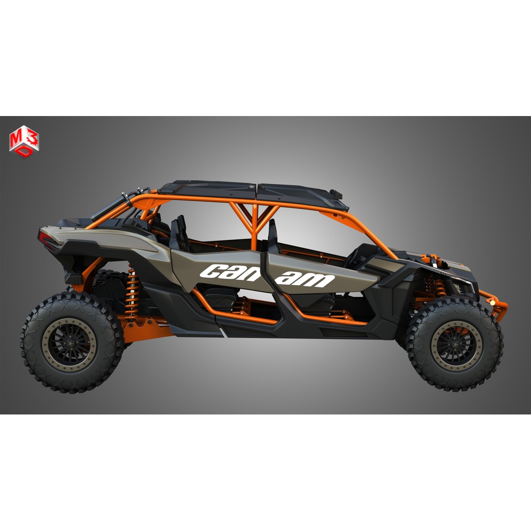 Can-Am Maverick X3 3D Model – High Poly Vehicle Asset, FBX & OBJ - View 7