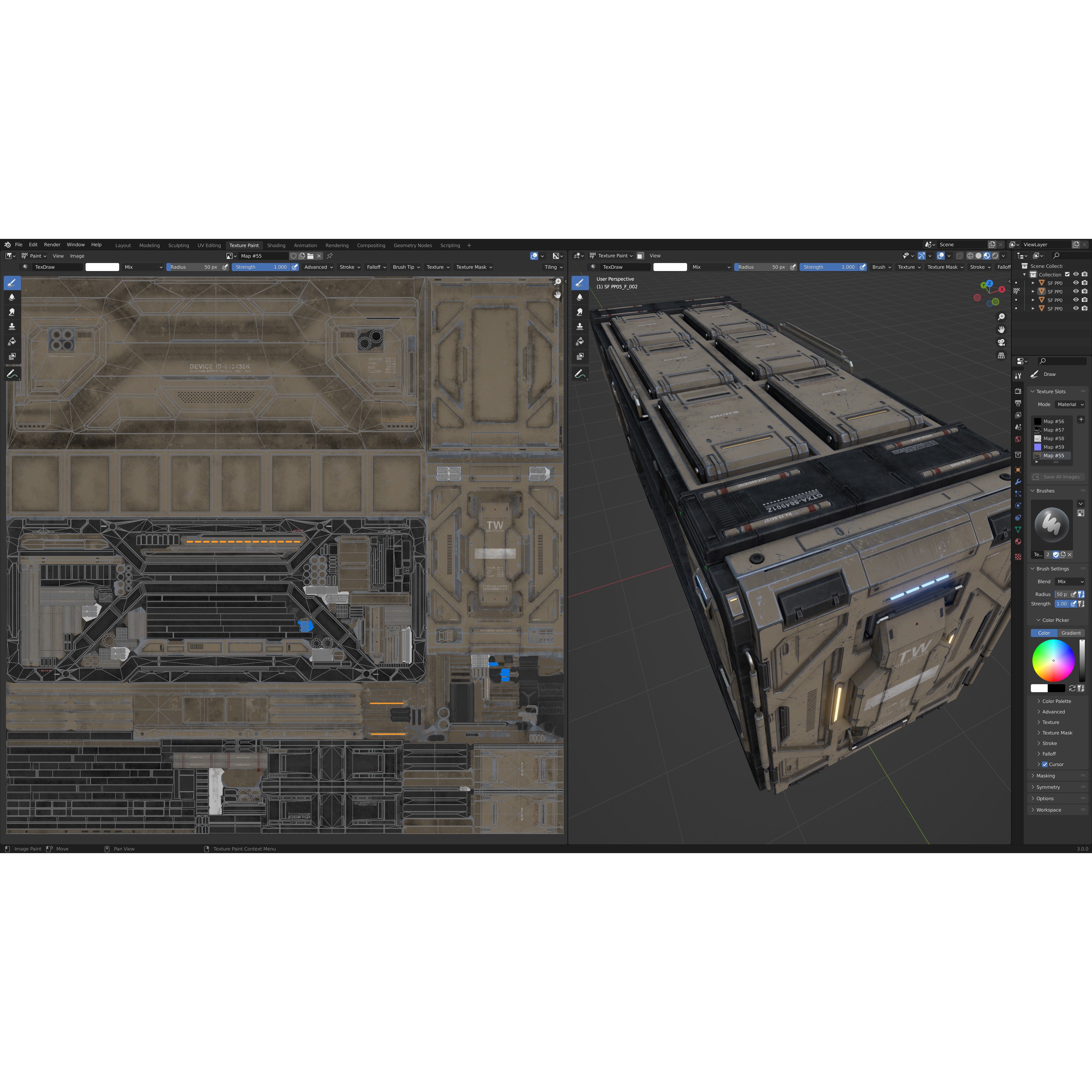 Sci-Fi Parts Kit Pack Vol 05 - Low-Poly Game-Ready 3D Model