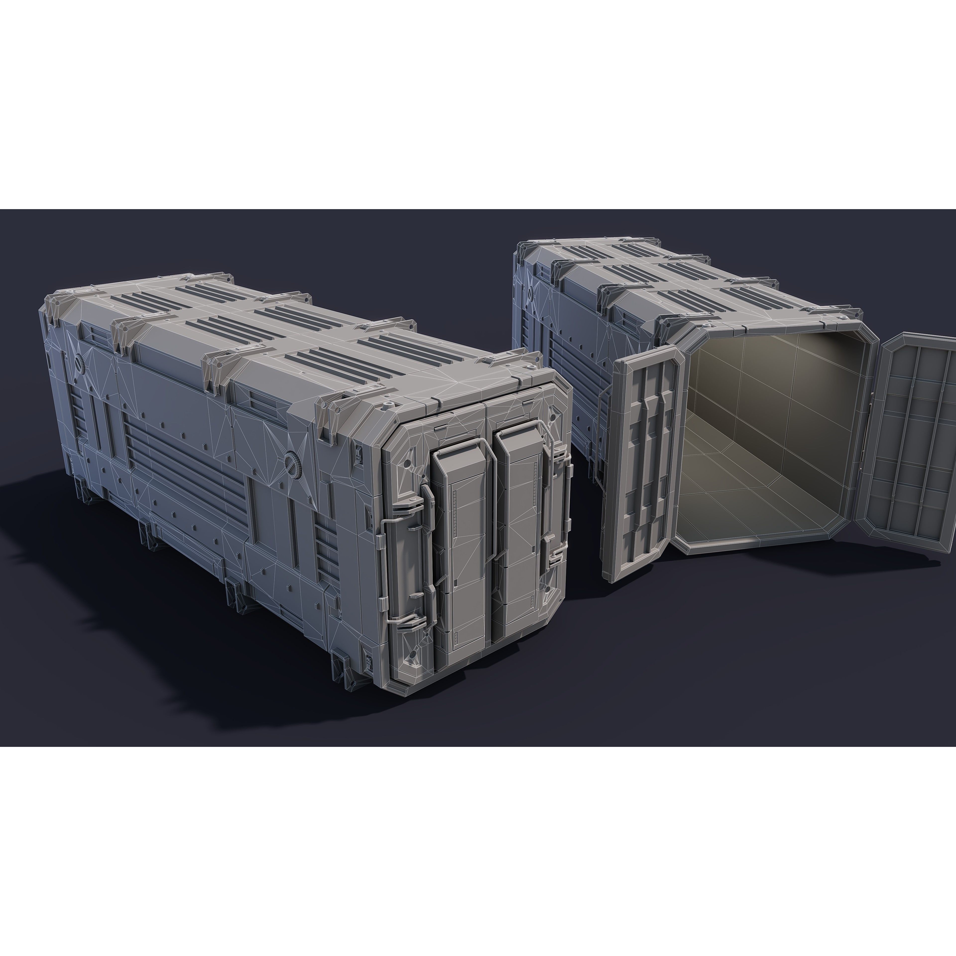 Sci-Fi Parts Kit Pack Vol 05 - Low-Poly Game-Ready 3D Model - View 11