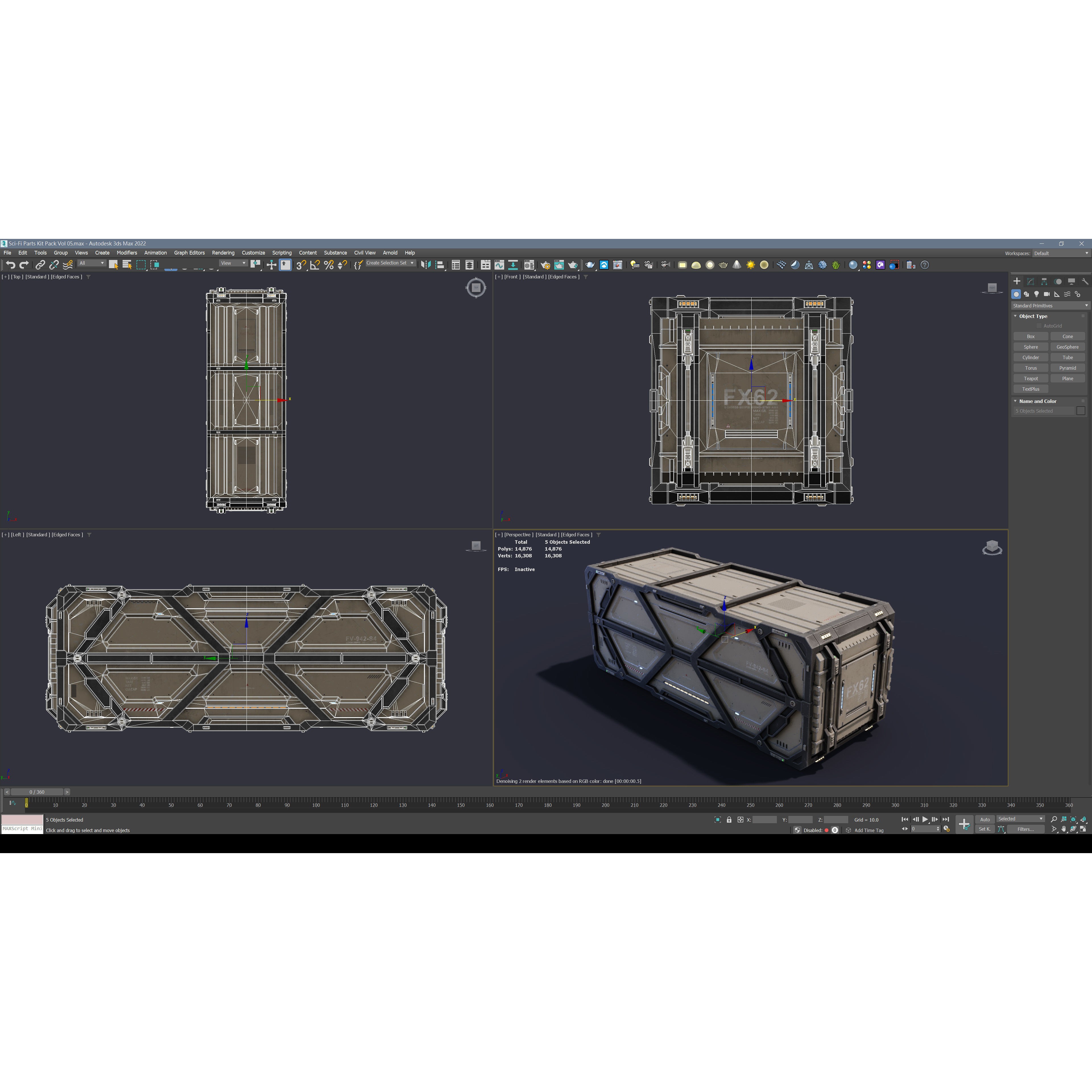 Sci-Fi Parts Kit Pack Vol 05 - Low-Poly Game-Ready 3D Model - View 20