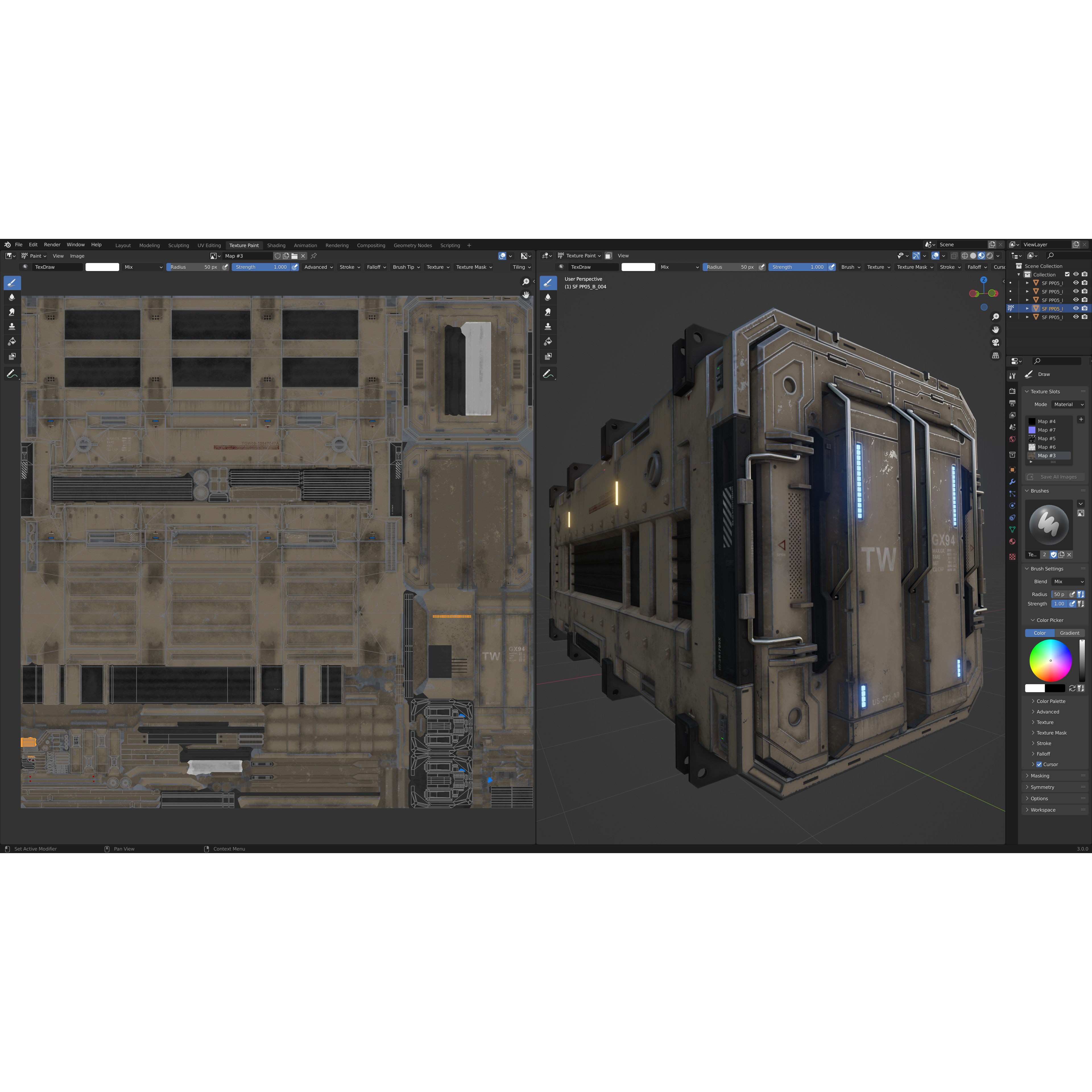 Sci-Fi Parts Kit Pack Vol 05 - Low-Poly Game-Ready 3D Model - View 36