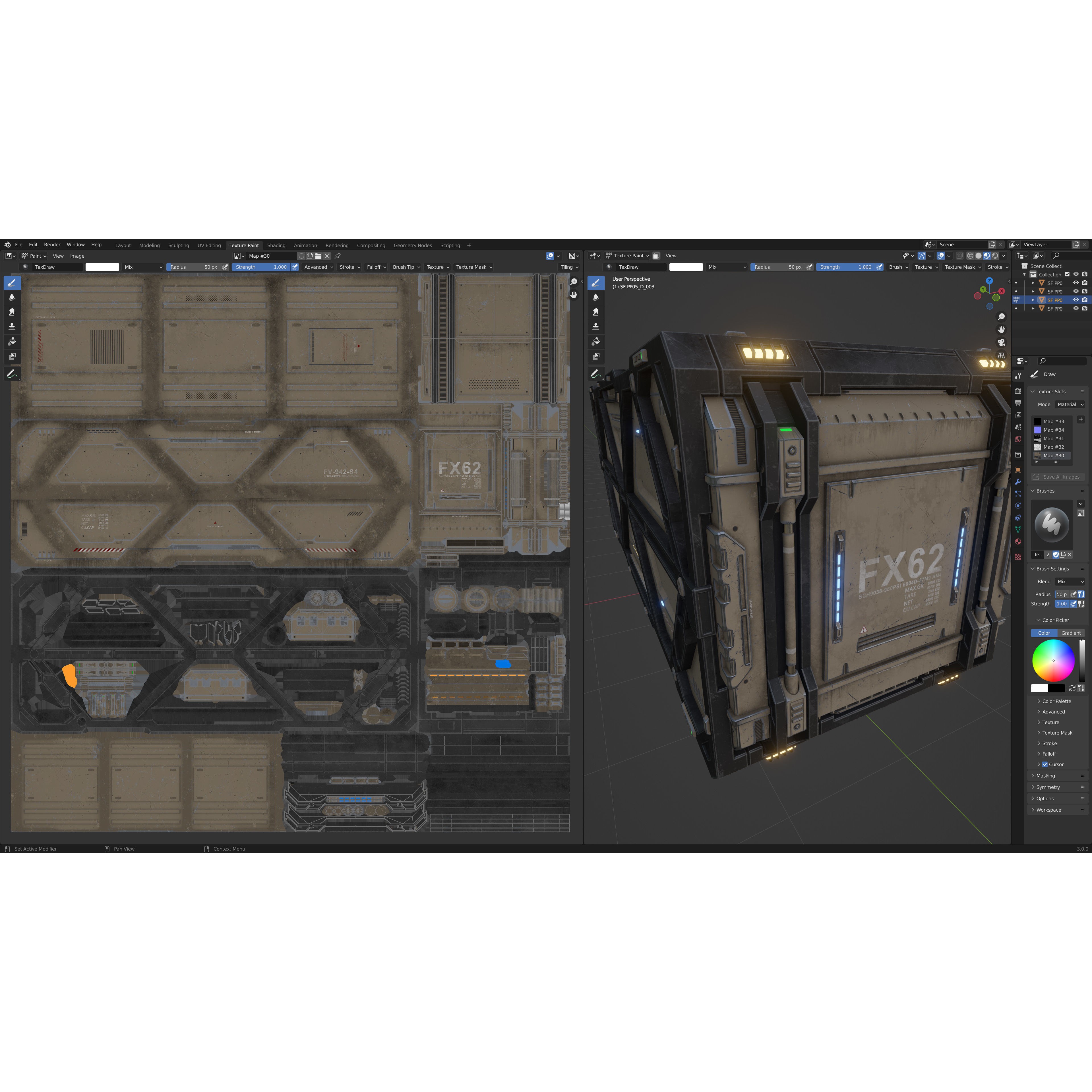 Sci-Fi Parts Kit Pack Vol 05 - Low-Poly Game-Ready 3D Model - View 44