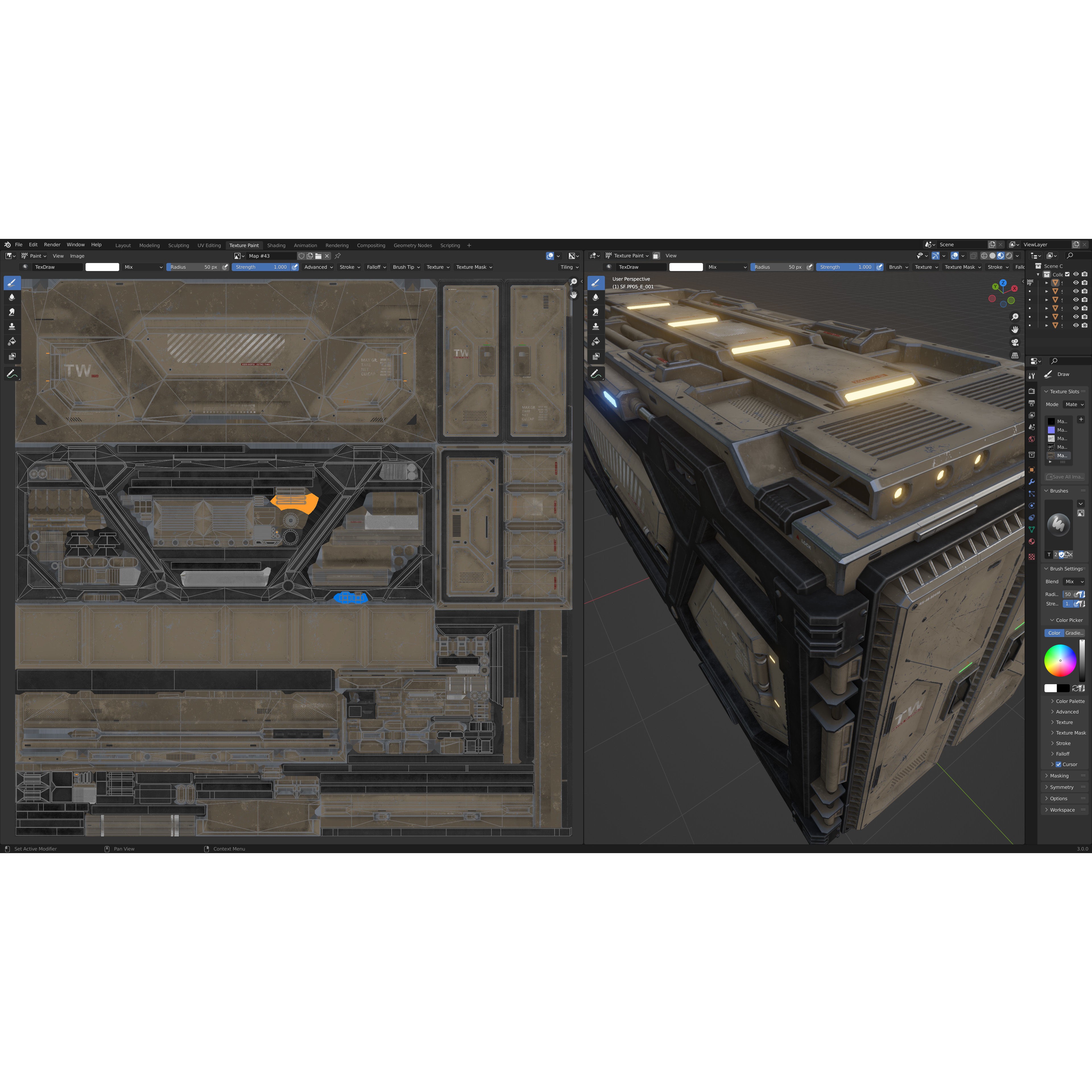 Sci-Fi Parts Kit Pack Vol 05 - Low-Poly Game-Ready 3D Model - View 48