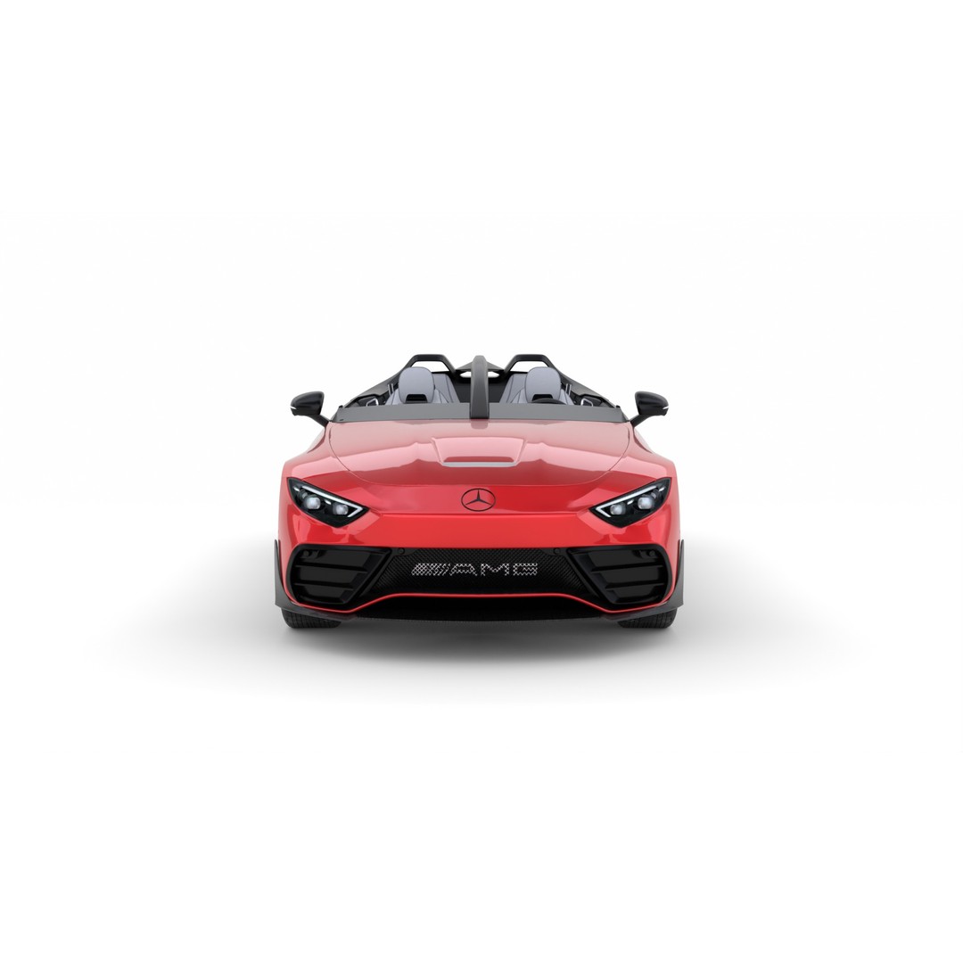 Mercedes AMG PureSpeed Concept 2025 3D Model – High Poly PBR Asset for Blender - View 6