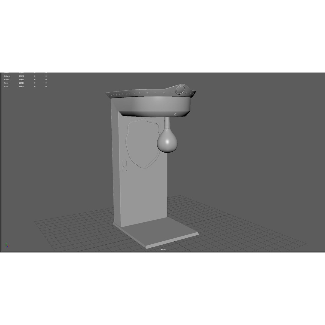 Boxer Arcade Machine 3D Model – High Poly Game Asset, FBX, PBR Textures - View 8