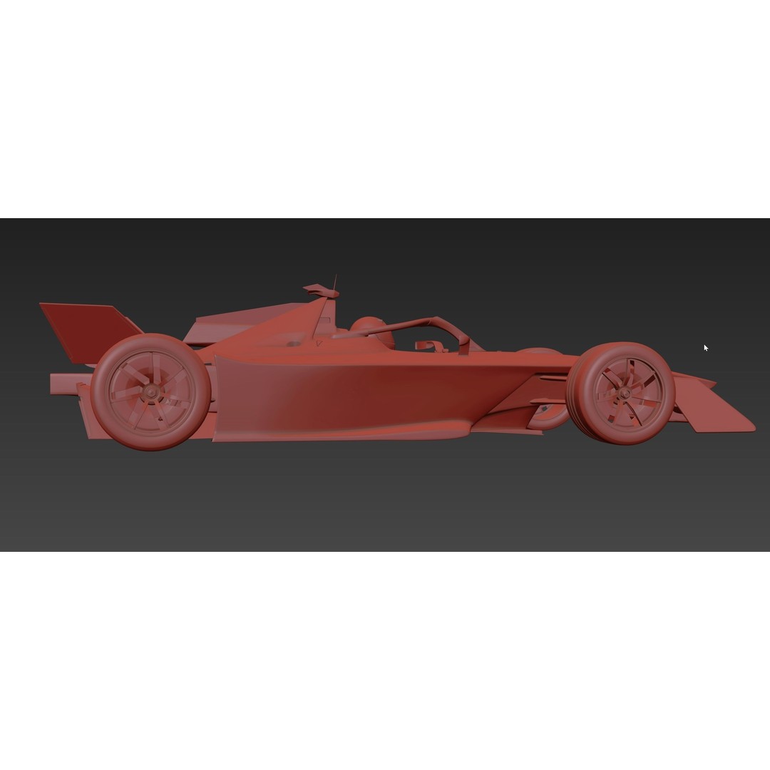 Formula E Gen3 2023 3D Model – High Poly Racing Car Asset, FBX
