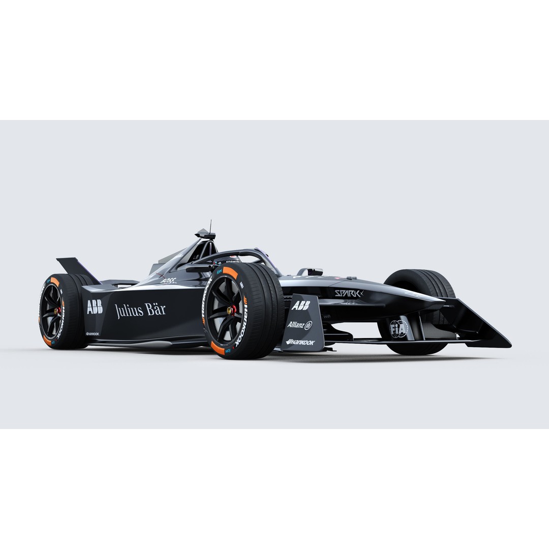 Formula E Gen3 2023 3D Model – High Poly Racing Car Asset, FBX - View 11