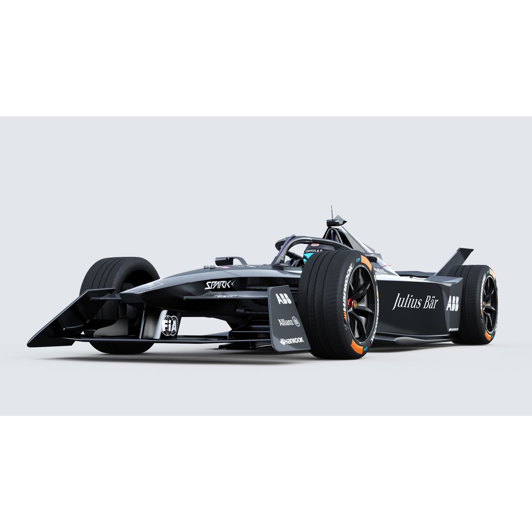 Formula E Gen3 2023 3D Model – High Poly Racing Car Asset, FBX - View 14
