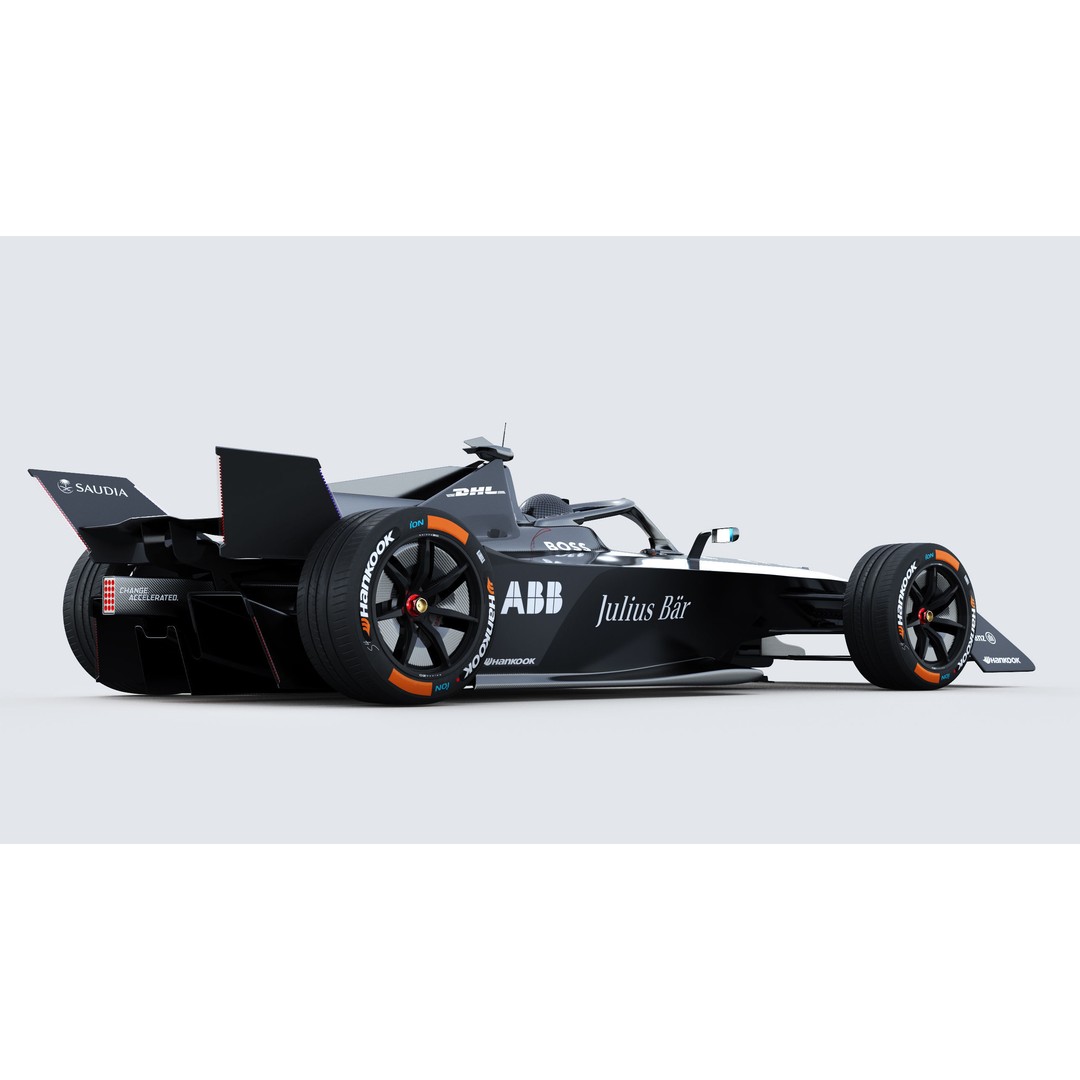 Formula E Gen3 2023 3D Model – High Poly Racing Car Asset, FBX - View 15