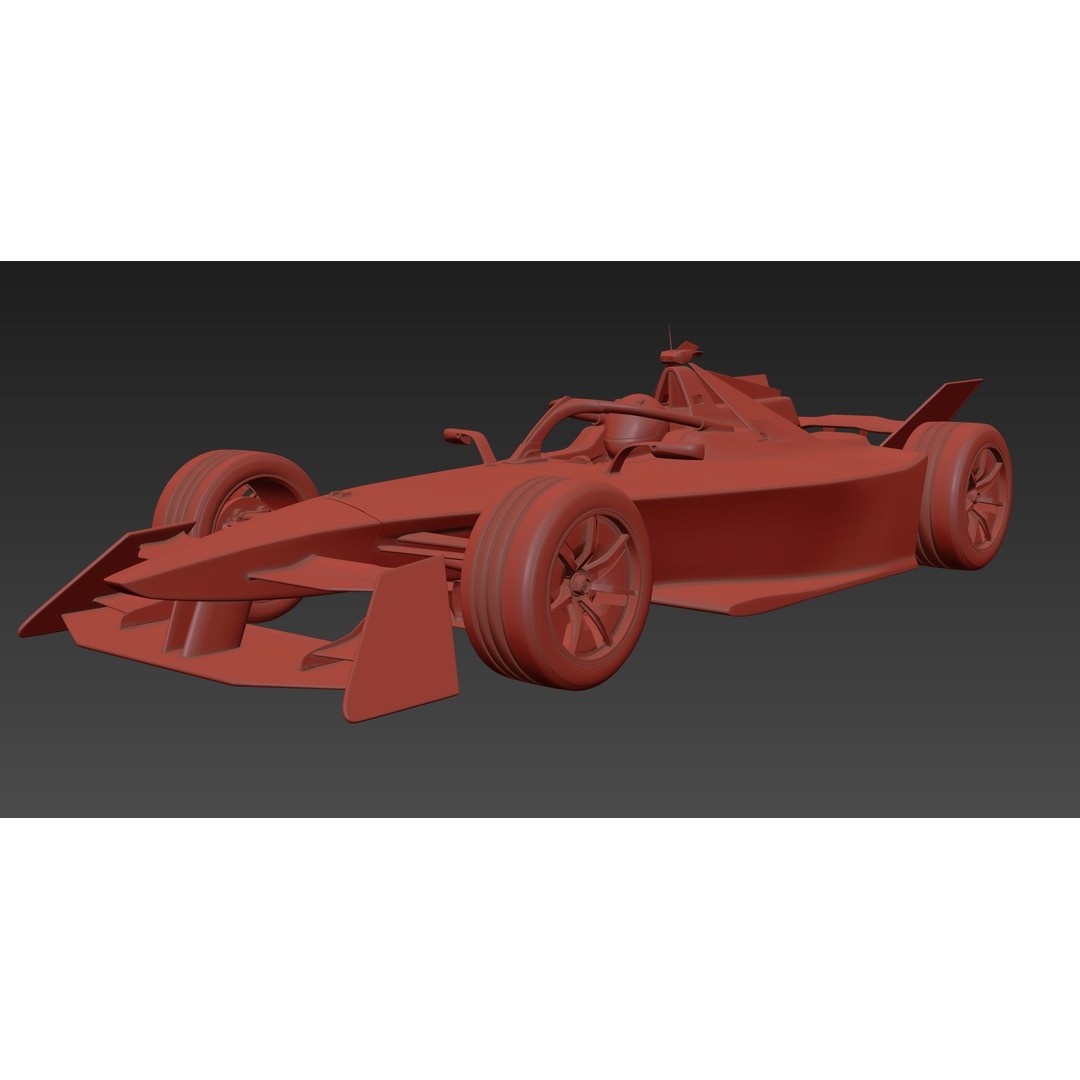 Formula E Gen3 2023 3D Model – High Poly Racing Car Asset, FBX - View 24