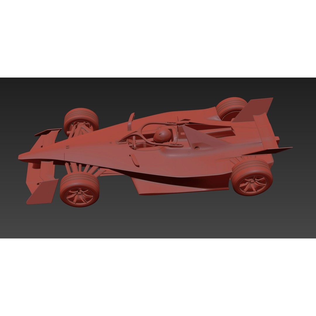 Formula E Gen3 2023 3D Model – High Poly Racing Car Asset, FBX - View 26