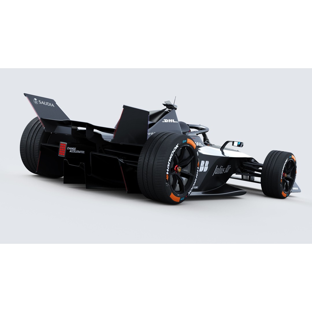 Formula E Gen3 2023 3D Model – High Poly Racing Car Asset, FBX - View 7