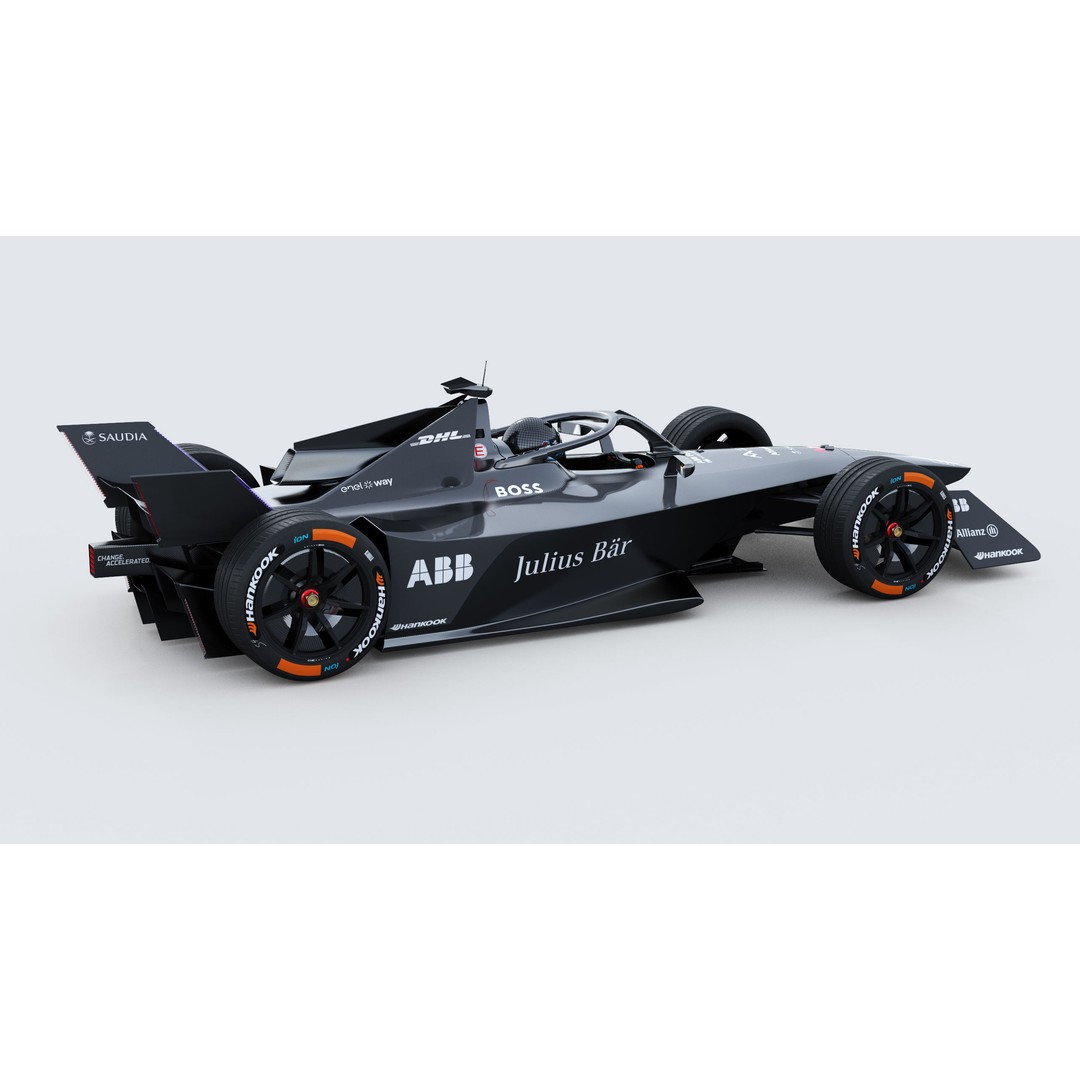 Formula E Gen3 2023 3D Model – High Poly Racing Car Asset, FBX - View 9