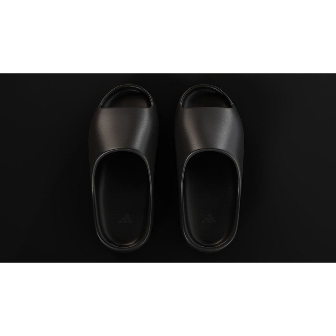 Adidas Yeezy Sliders 3D Model – Low Poly Game Asset, Blender & FBX - View 25