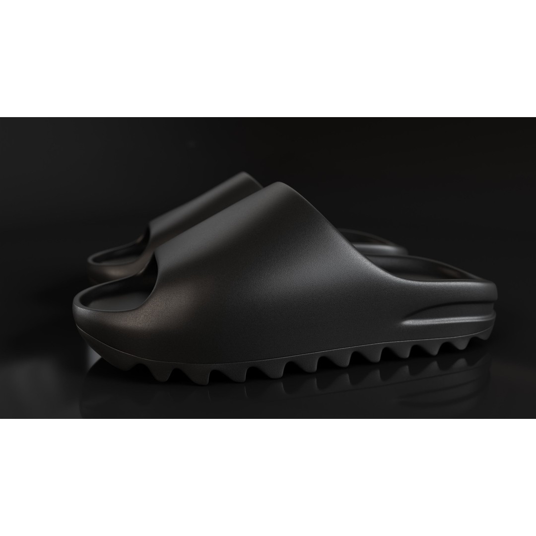 Adidas Yeezy Sliders 3D Model – Low Poly Game Asset, Blender & FBX - View 26