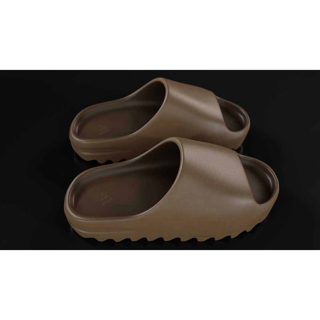Adidas Yeezy Sliders 3D Model – Low Poly Game Asset, Blender & FBX - View 31