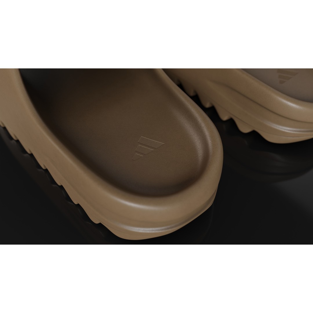 Adidas Yeezy Sliders 3D Model – Low Poly Game Asset, Blender & FBX - View 35