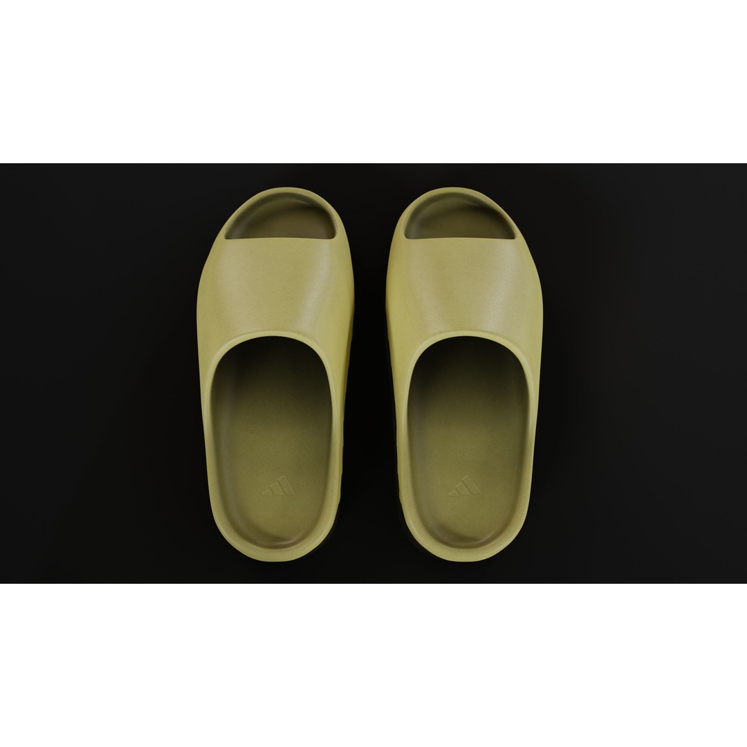 Adidas Yeezy Sliders 3D Model – Low Poly Game Asset, Blender & FBX - View 39