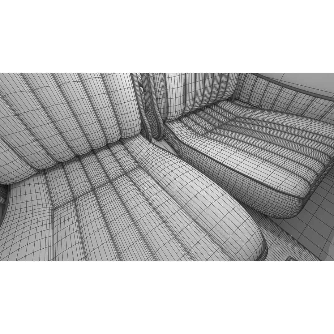 Porsche 356 2 Coupe 1948 3D Model – Rigged PBR Antique Car, FBX