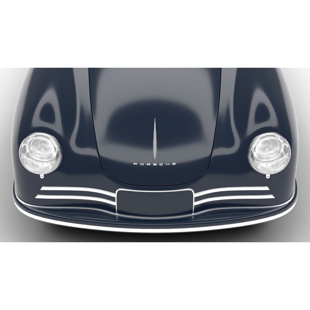 Porsche 356 2 Coupe 1948 3D Model – Rigged PBR Antique Car, FBX - View 19
